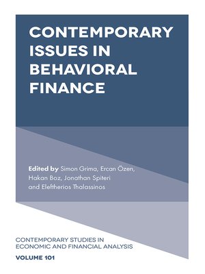 cover image of Contemporary Studies in Economic and Financial Analysis, Volume 101